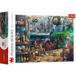 PUZZLE TREFL 6000 STATIA DE TREN - Img 1