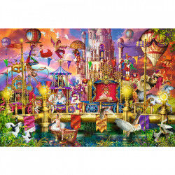 Puzzle trefl din lemn 500+1 piese lumea magica - Img 2