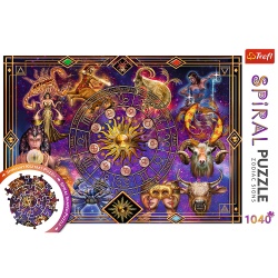 PUZZLE TREFL SPIRAL 1040 PIESE SEMNE ZODIACALE - Img 3