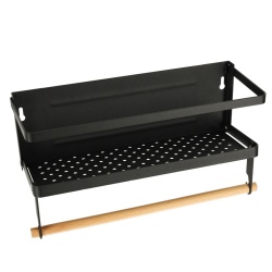 Raft magnetic de frigider 2in1, pentru condimente si prosop de bucatarie - Img 5