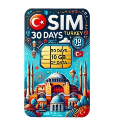 Roaming eSIM 10GB date, eSIM de Mare Viteza pana la 5G, valabil 30 zile din momentul activarii, Turcia - Img 1