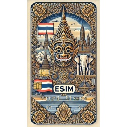 Roaming eSIM 10GB date, eSIM de Mare Viteza pana la 5G, valabil 30 zile din momentul activarii, Tailanda