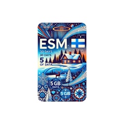 Roaming eSIM 5GB date, eSIM de Mare Viteza pana la 5G, valabil 30 zile din momentul activarii, Finlanda