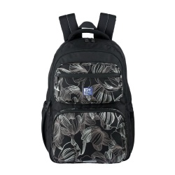 RUCSAC OXFORD DREAM TECH HOLOGRAFIC 2 COMPARTIMENTE 44X32X18CM NEGRU FLORAL