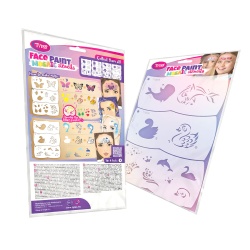 Șablon Mozaic Face Painter - delfin - lebădă - 3 bucăți / pachet Tytoo - Img 1