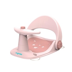 Scaun baie bebe , spatar reglabil, roz - Img 4