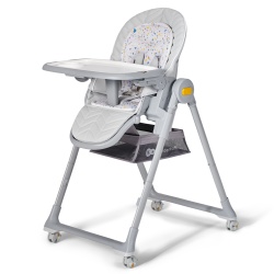 SCAUN DE MASA KINDERKRAFT LASTREE, 2 IN 1, TRANSFORMABIL, GREY - Img 2