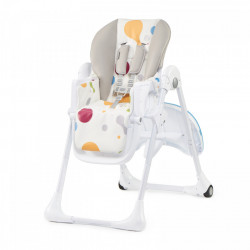 Scaun de masa kinderkraft yummy pliabil, multicolor - Img 1