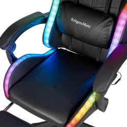 SCAUN GAMING GX-150 NEGRU LED KRUGER&MATZ - Img 8