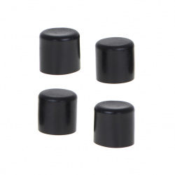Set 4 buc. protectii anti-zgarieturi picioare scaun, diametru 19mm, culoare neagra - Img 3