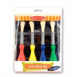 Set 4 pensule jumbo cu maner special Melissa and Doug