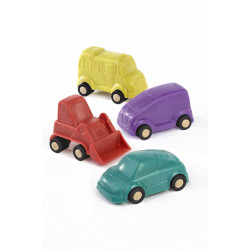 Set 4 vehicule 9 cm Minimobile ECO - Img 2