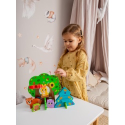 SET ANIMALE IN PADURE, JUCARIE LEMN - Img 13