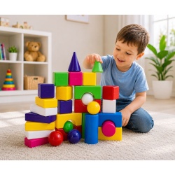 SET CONSTRUCTOR BLOCURI MULTICOLORE 3 - Img 4