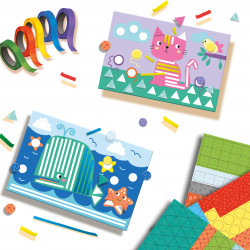 Set creativ copii - Invat sa lipesc si sa recunosc forme - Img 3