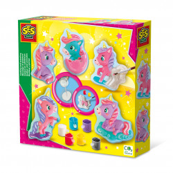 Set creativ pentru copii cu mulaj si pictura - Baby unicorn - Img 1