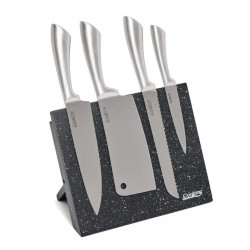 Set cutite de bucatarie, 5 piese,silver - Img 6