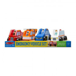 Set de joaca din lemn Vehicule de interventie - Img 2