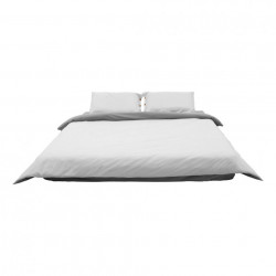 Set de pat dublu bbc dark grey/light gre - Img 3