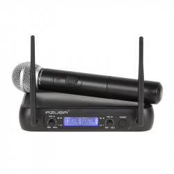 Set doua microfoane (mana + clip) vhf azusa - Img 2