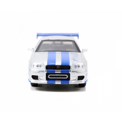 SET MASINUTE METALICE FAST & FURIOUS BRIAN&#39;S NISSAN SKYLINE GT-R(BNR34) SCARA 1 LA 32 - Img 4