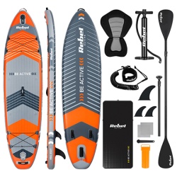 SET PLACA GONFLABILA STAND UP PADDLE SCAUN 335X84X15 CM - Img 1