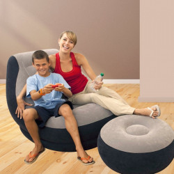Sezlong Gonflabil cu Suport Picioare Intex 68564NP - Img 5