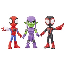 SPIDEY SI PRIETENII LUI UIMITORI MARVEL SET 3 FIGURINE SI ACCESORII - Img 2