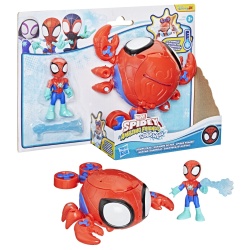 SPIDEY SI PRIETENII LUI UIMITORI MARVEL SET FIGURINA 7.6CM SI SUBMARINUL CRAB PAIANJEN - Img 8
