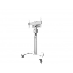 Stand podea mobil NM MUp 37-75" 70kg alb - Img 4