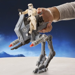 STAR WARS MANDALORIAN SI GROGU ACTION VERSE SET FIGURINA IMPERIAL DRIVER SI VEHICUL AR RT CU ACCESORII - Img 10