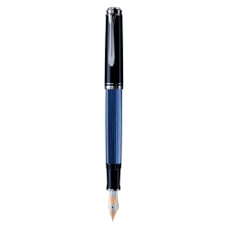 STILOU SOUVERAN M805 M PENITA AUR 18K PLACAT PALADIU CORP NEGRU/ALBASTRU