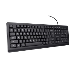 Tastatura cu fir Trust, negru