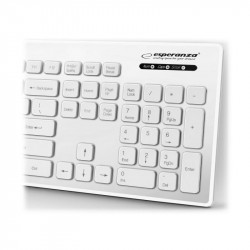Tastatura USB rezistenta la apa, 103 taste qwerty, IP05, Esperanza Singapore - Img 4