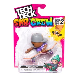 TECH DECH SK8 CREW PACHET PLACA SI FIGURINA 9.6CM SAPCA GRI - Img 1