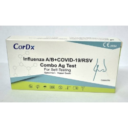 TESTE COMBO INFLUENZA A/B+COVID19+RSV