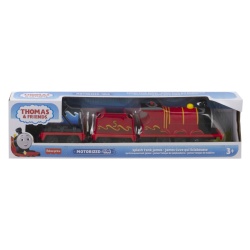 THOMAS LOCOMOTIVA MOTORIZATA SPLASH TANK JAMES CU 2 VAGOANE - Img 1