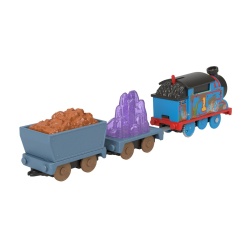 THOMAS LOCOMOTIVA MOTORIZATA THOMAS CRYSTAL CAVES CU 2 VAGOANE - Img 2