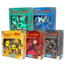 Ticket to ride, set accesorii Editie Deluxe Aniversara 20 ani, diverse culori - Img 2