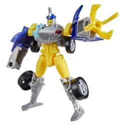 TRANSFORMERS CYBERWORLD ROBOT SKYBYTE CONVERTIBIL 10CM - Img 3