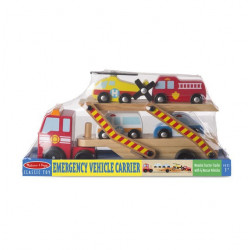 Transportor cu vehicule de urgenta Melissa and Doug - Img 3