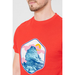 TRICOU CASUAL SFINX BARBATI RED-L - Img 5