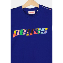 TRICOU LOGO MULTICOLOR COPII ROYAL BLU - Img 3