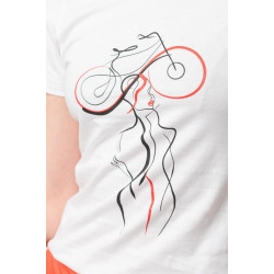 TSHIRT CASUAL F DOAMNA CU... WHITE-S - Img 6