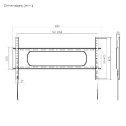 Tv mount serioux tv73-48f 43"-90" 80kg - Img 6