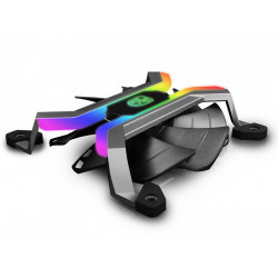 VENTILATOR DEEPCOOL PC. 120x120x25 mm, ADD RGB LED, Hydro Bearing, 3 buc. in pachet, 5-port RGB hub "MF 120S" - Img 3