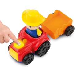 WINFUN TRACTORAS CU REMORCA SI FIGURINA FERMIER - Img 3