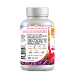 Zahler Kidsactive, Formula Pentru Imbunatatirea Capacitatii De Concentrare Si Atentie A Copiilor Cu Aroma De Punch De Fructe, 60 Tb - Img 2