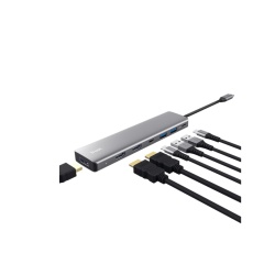 Adaptor Trust Dalyx 7 in 1, gri - Img 3