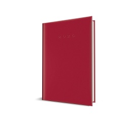 AGENDA DATATA A5 352PAG COPERTA BURETATA ROSU 2026